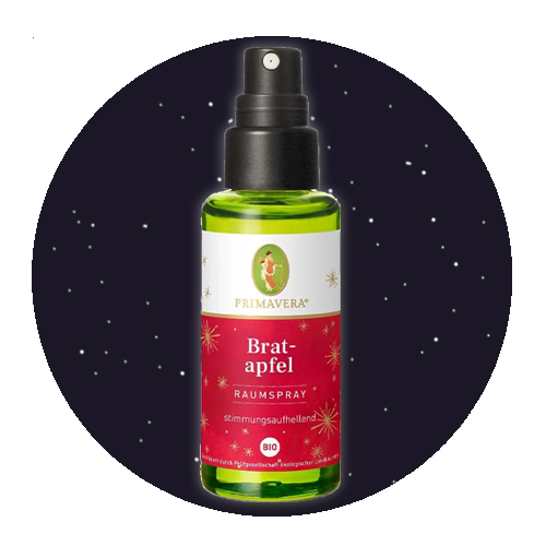 PRIMAVERA Bratapfel Raumspray bio 50 ml Weihnachtsbild PRIMAVERA Bratapfel Raumspray bio 50 ml