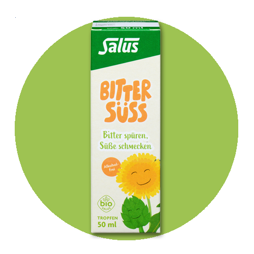 Salus Bitter Süss Tropfen 50 ml Werbebild Salus Bitter Süss Tropfen 50 ml